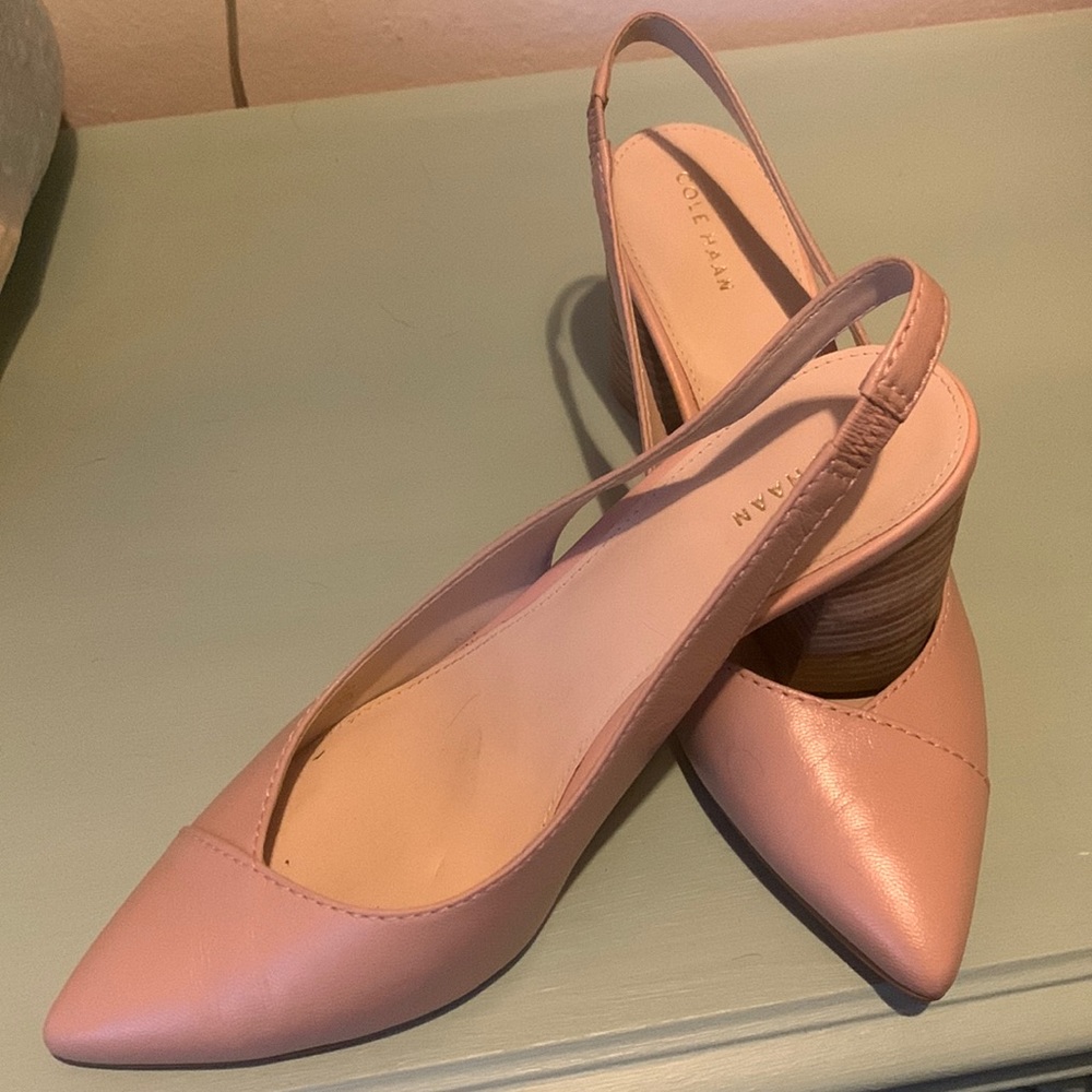 Cole Haan slingback heels.